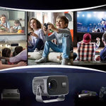 Projetor Portátil Inteligente Android 4K A10, Ficha US, Ficha UK, Ficha EU, Ficha AU