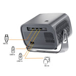 Projetor Portátil Inteligente Android 4K A10, Ficha US, Ficha UK, Ficha EU, Ficha AU