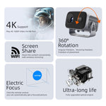 Projetor Portátil Inteligente Android 4K A10, Ficha US, Ficha UK, Ficha EU, Ficha AU