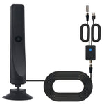 Antena Digital de TV Interior 4K 1080P para Canais Locais com Alcance de 50 Milhas e Amplificador de Sinal, 50 Milhas 20dBi HDTV-T2