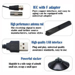 Antena Digital de TV Interior 4K 1080P para Canais Locais com Alcance de 50 Milhas e Amplificador de Sinal, 50 Milhas 20dBi HDTV-T2