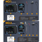 Osciloscópio Digital Portátil Mini 2 em 1 FNIRSI com Gerador de Sinais, Standard, Atualizado
