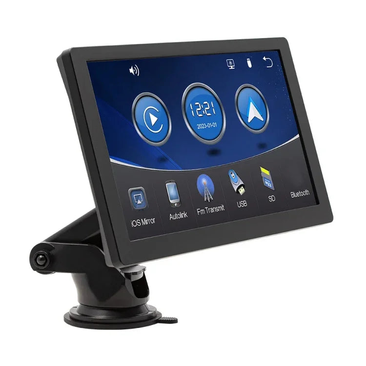 Monitor de Reversão Estéreo Universal para Carro com Ecrã HD MP5, Sem Câmara
