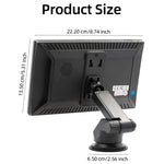 Monitor de Reversão Estéreo Universal para Carro com Ecrã HD MP5, Sem Câmara