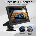 Monitor de Reversão Estéreo Universal para Carro com Ecrã HD MP5, Sem Câmara