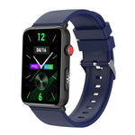 Anel Smartwatch ECG Temperatura Frequência Cardíaca Pressão Arterial Saúde Bluetooth Relógio Falante, Silicone Preto, Silicone Vermelho, Silicone Azul, Couro Preto, Couro Castanho