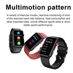 Anel Smartwatch ECG Temperatura Frequência Cardíaca Pressão Arterial Saúde Bluetooth Relógio Falante, Silicone Preto, Silicone Vermelho, Silicone Azul, Couro Preto, Couro Castanho