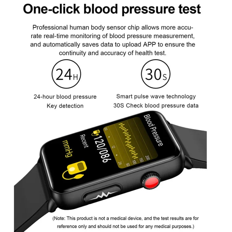 Anel Smartwatch ECG Temperatura Frequência Cardíaca Pressão Arterial Saúde Bluetooth Relógio Falante, Silicone Preto, Silicone Vermelho, Silicone Azul, Couro Preto, Couro Castanho