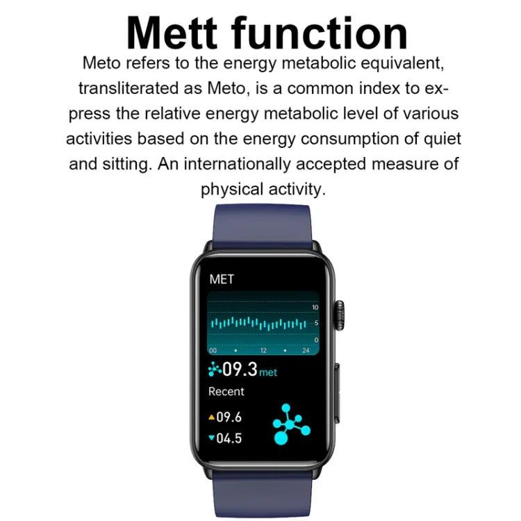 Anel Smartwatch ECG Temperatura Frequência Cardíaca Pressão Arterial Saúde Bluetooth Relógio Falante, Silicone Preto, Silicone Vermelho, Silicone Azul, Couro Preto, Couro Castanho