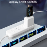 Testador Portátil Multifuncional de Tensão e Corrente Digital 6527-Q, 6527-Q