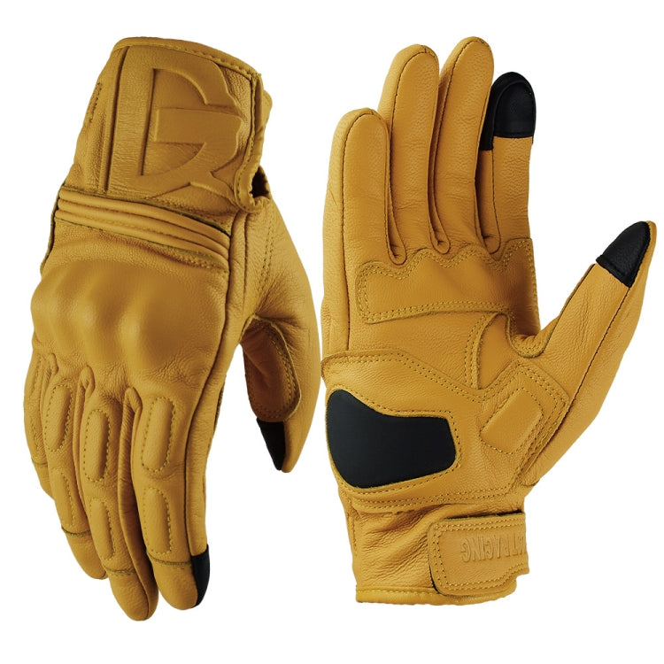 GHOST RACING Luvas de condução para motocicleta, antiderrapantes, quentes, respiráveis, dedo completo, M, L, XL, XXL