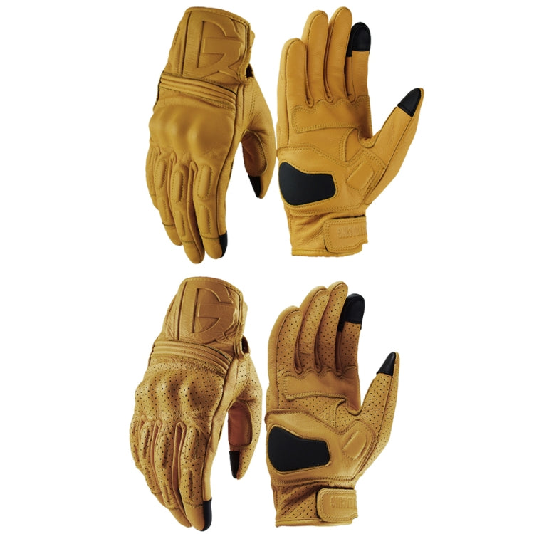 GHOST RACING Luvas de condução para motocicleta, antiderrapantes, quentes, respiráveis, dedo completo, M, L, XL, XXL