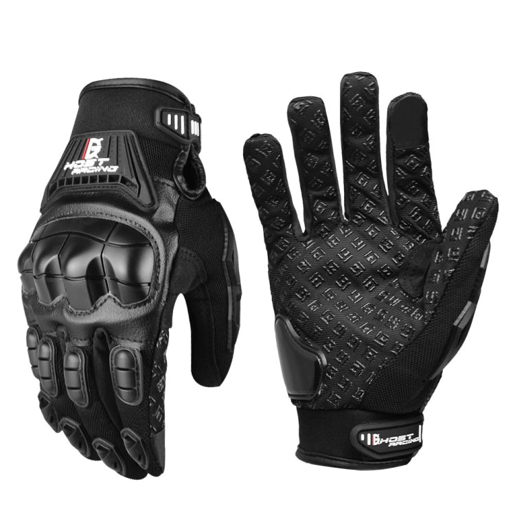 Luvas de Motociclismo GHOST RACING Respiráveis Anti-queda com Casca de Borracha e Ecrã Tátil, M, L, XL, XXL