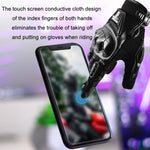 Luvas de Motociclismo GHOST RACING Respiráveis Anti-queda com Casca de Borracha e Ecrã Tátil, M, L, XL, XXL