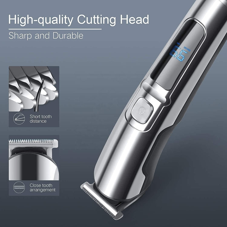 Kit de Aparador de Cabelo Elétrico Masculino 6 em 1 à Prova de Água, Aparador de Nariz, Aparador de Bigode, Barbeador Corporal, Modelos 8688, 8788, 8988