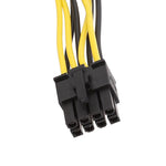 Cabo de Alimentação IDE Duplo Grande 4 Pinos para EPS 8 Pinos CPU, 15cm, 20cm
