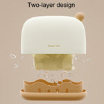 Caixa de Sabão Selada Portátil para Viagem, Suporte para Sabão para Casa de Banho