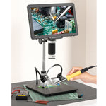 Microscópio Eletrónico Digital de Ecrã de 10,1 Polegadas para Reparação