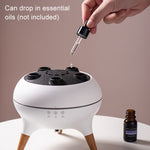 Difusor de Aromaterapia Multi-Borrifador Dinâmico com Luzes Coloridas, Humidificador com Comando à Distância, Ficha EU, Ficha US, Ficha UK
