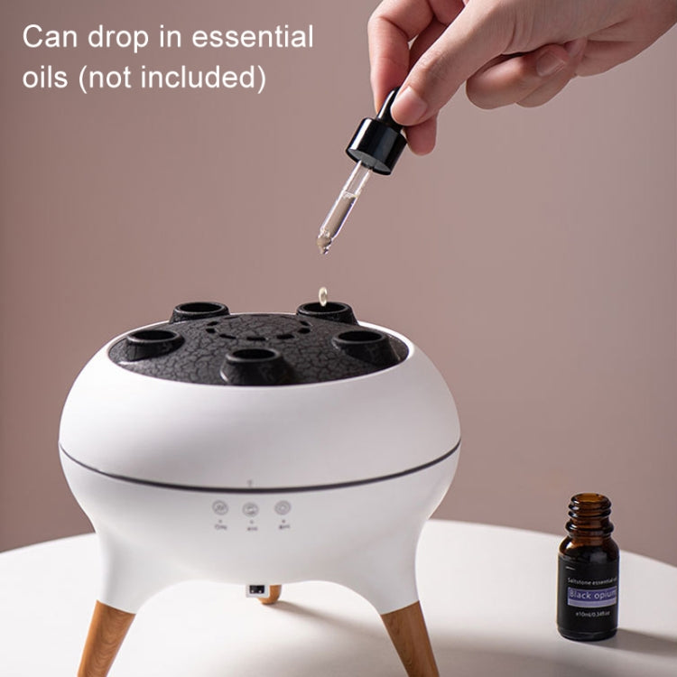Difusor de Aromaterapia Multi-Borrifador Dinâmico com Luzes Coloridas, Humidificador com Comando à Distância, Ficha EU, Ficha US, Ficha UK