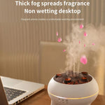 Difusor de Aromaterapia Multi-Borrifador Dinâmico com Luzes Coloridas, Humidificador com Comando à Distância, Ficha EU, Ficha US, Ficha UK
