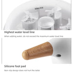 Difusor de Aromaterapia Multi-Borrifador Dinâmico com Luzes Coloridas, Humidificador com Comando à Distância, Ficha EU, Ficha US, Ficha UK