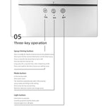 Difusor de Aromaterapia Multi-Borrifador Dinâmico com Luzes Coloridas, Humidificador com Comando à Distância, Ficha EU, Ficha US, Ficha UK
