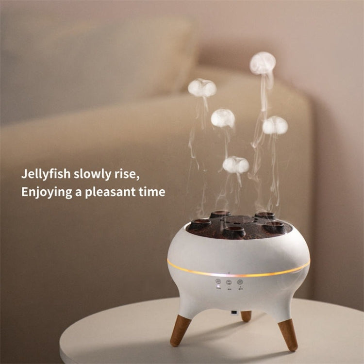 Difusor de Aromaterapia Multi-Borrifador Dinâmico com Luzes Coloridas, Humidificador com Comando à Distância, Ficha EU, Ficha US, Ficha UK