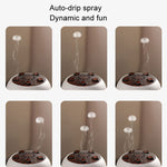 Difusor de Aromaterapia Multi-Borrifador Dinâmico com Luzes Coloridas, Humidificador com Comando à Distância, Ficha EU, Ficha US, Ficha UK