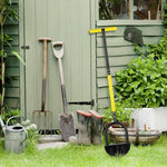 Pá Manual para Bordas de Pátio Exterior Ferramenta Doméstica para Jardinagem e Limites de Relva, Borda Denteada, Borda V Afiada