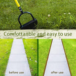 Pá Manual para Bordas de Pátio Exterior Ferramenta Doméstica para Jardinagem e Limites de Relva, Borda Denteada, Borda V Afiada