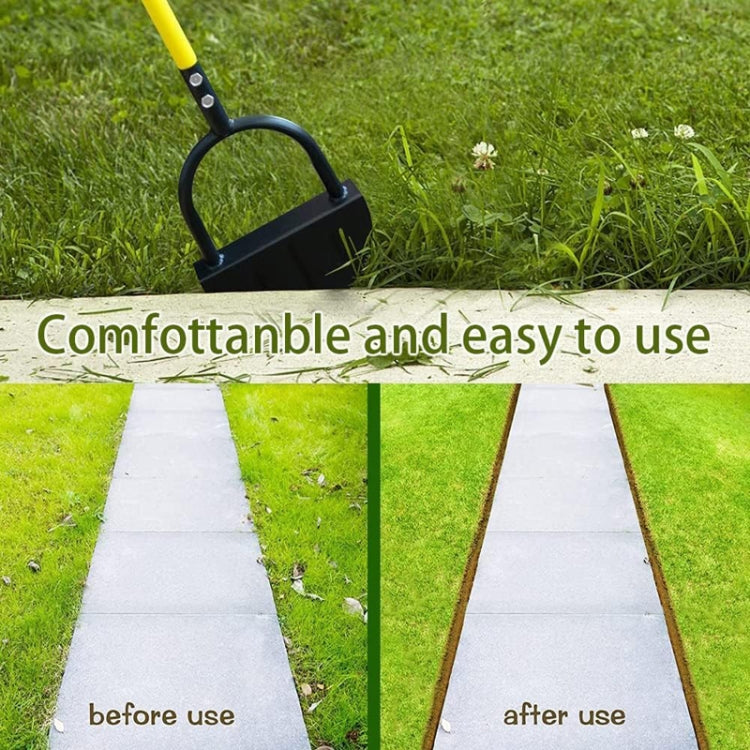 Pá Manual para Bordas de Pátio Exterior Ferramenta Doméstica para Jardinagem e Limites de Relva, Borda Denteada, Borda V Afiada