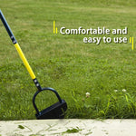 Pá Manual para Bordas de Pátio Exterior Ferramenta Doméstica para Jardinagem e Limites de Relva, Borda Denteada, Borda V Afiada