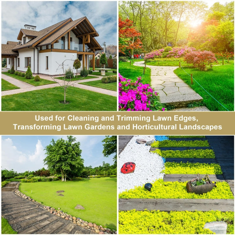 Pá Manual para Bordas de Pátio Exterior Ferramenta Doméstica para Jardinagem e Limites de Relva, Borda Denteada, Borda V Afiada