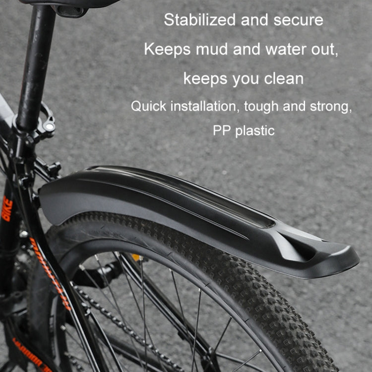 Conjunto de Guarda-lamas para Bicicleta Alargados e Alongados para MTB Frente e Trás com Libertação Rápida, 08CY0006, 08CY0007, 08CY0008