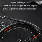 Conjunto de Guarda-lamas para Bicicleta Alargados e Alongados para MTB Frente e Trás com Libertação Rápida, 08CY0006, 08CY0007, 08CY0008