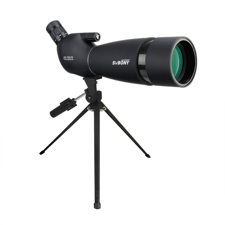 SVBONY SV28 25-75x70 Telescópio para Observação de Aves IP65 à Prova de Água, Ocular de 21mm