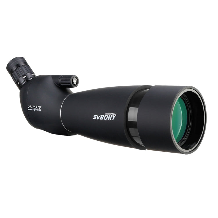 SVBONY SV28 25-75x70 Telescópio para Observação de Aves IP65 à Prova de Água, Ocular de 21mm