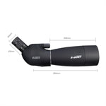 SVBONY SV28 25-75x70 Telescópio para Observação de Aves IP65 à Prova de Água, Ocular de 21mm