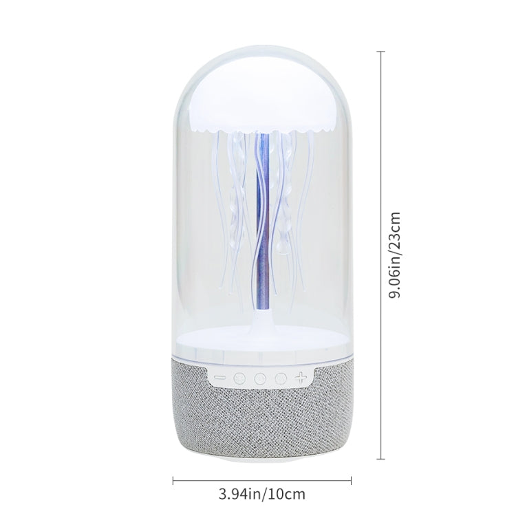 Coluna Bluetooth Portátil com Luz Atmosférica Colorida em Forma de Água-viva Rítmica, K19