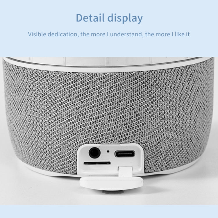 Coluna Bluetooth Portátil com Luz Atmosférica Colorida em Forma de Água-viva Rítmica, K19