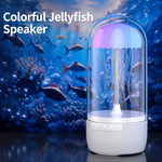 Coluna Bluetooth Portátil com Luz Atmosférica Colorida em Forma de Água-viva Rítmica, K19