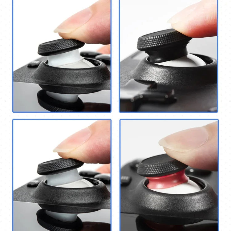 12 Pares de Protetores de Joystick de Silicone Para Steam Deck / PS4 / PS5 / Switch / Xbox, 12 Pares Cores Misturadas
