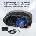 DEVASO Para PlayStation VR 2 Capa Protetora Magnética 6 em 1 para Óculos Anti-Riscos, 6 em 1