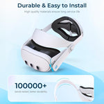 For Meta Quest 3 STARTRC GAMES Elite Headwear Adjustable Balance Gravity Headband Decompression Comfort Accessories, For Meta Quest 3