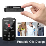 Leitor de Música MP3 Bluetooth HIFI Desportivo com Clip e Ecrã Tátil MP4, Sem Cartão TF, 8GB, 16GB, 32GB, 64GB, 128GB