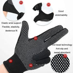 5 pares de luvas finas de nylon para caminhadas e condução ao ar livre, respiráveis, antiderrapantes com partículas de silicone