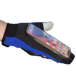 Luvas de motociclista para homem, para condução e corrida, antiderrapantes, com concha dura, dedo completo, ecrã tátil, tamanho médio