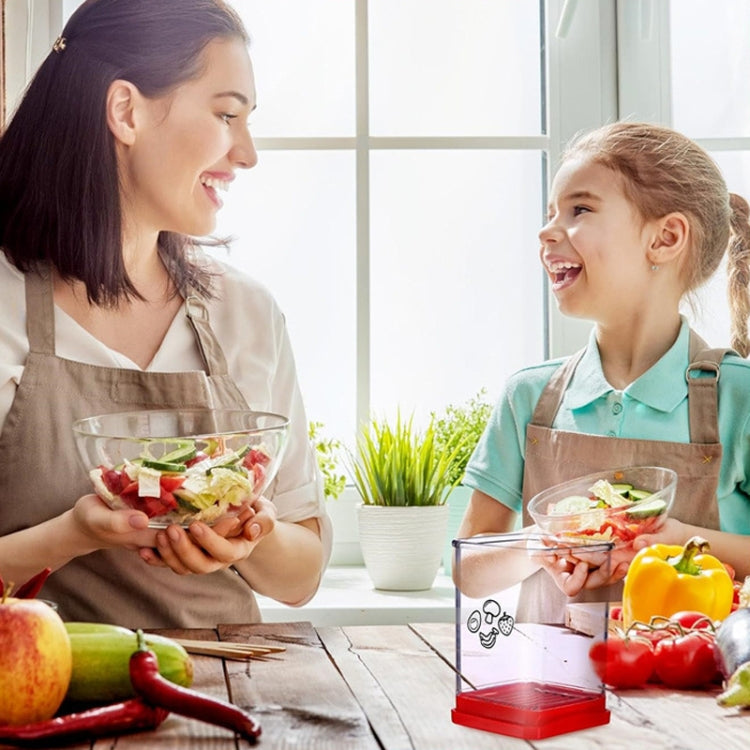 Fatiador Multifuncional de Frutas e Legumes para Cozinha Doméstica com Placa de Empurrar