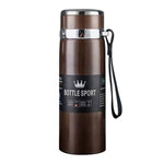 Caneca Isolada em Aço Inoxidável 316 Grande Capacidade Termo a Vácuo Garrafa de Água Isolada Portátil para Carro e Exterior, 800ml, 1000ml